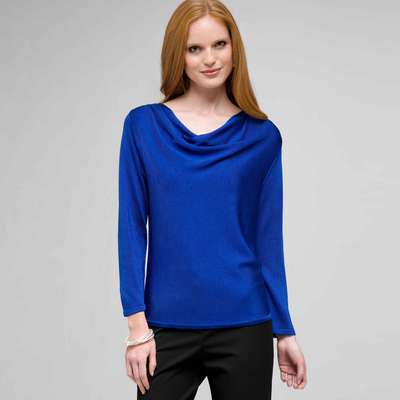 Draped Neck Top